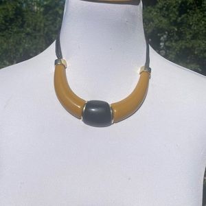 Vintage 90’s Resin and cord Necklace